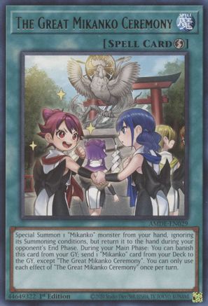 The Great Mikanko Ceremony Amazing Defenders AMDE-EN029 Near Mint Rare English 1st Edition
