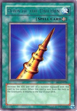 Horn of the Unicorn Spell Ruler (Worldwide English) SRL-EN054 Near Mint Rare English Unlimited