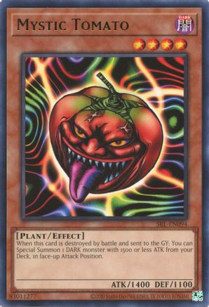 Mystic Tomato Spell Ruler (25th Anniversary Edition) SRL-EN094 Near Mint Rare English Unlimited