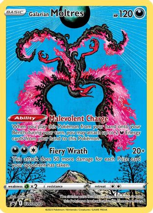 Galarian Moltres - SWSH284 SWSH: Sword & Shield Promo Cards SWSH284 Near Mint Rare English Holofoil