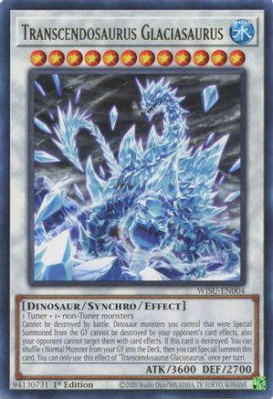 Transcendosaurus Glaciasaurus Wild Survivors WISU-EN004 Near Mint Rare English 1st Edition