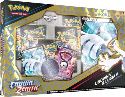 1 Crown Zenith Unown V & Lugia V Special Collection Pokemon Sealed   English