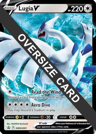 Lugia V - SWSH301 Jumbo Cards SWSH301 Near Mint Rare English Holofoil