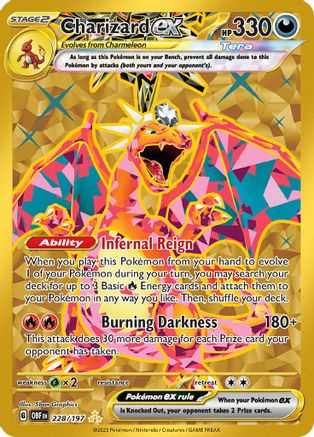 Charizard ex Obsidian Flames Hyper Rare Near Mint  English