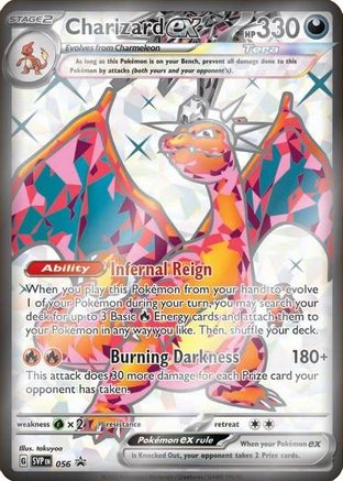 Charizard ex - 056 SV: Scarlet & Violet Promo Cards 56 Near Mint Rare English Holofoil