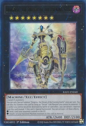 Dingirsu, the Orcust of the Evening Star (UR) 25th Anniversary Rarity Collection RA01-EN040 Near Mint Ultra Rare English 1st Edition