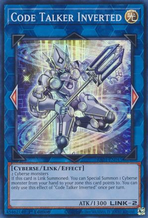 Code Talker Inverted 25th Anniversary Rarity Collection RA01-EN045 Near Mint Super Rare English 1st Edition