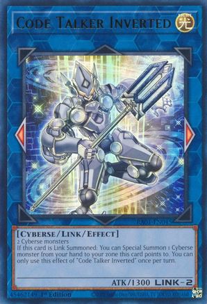 Code Talker Inverted (UR) 25th Anniversary Rarity Collection RA01-EN045 Near Mint Ultra Rare English 1st Edition