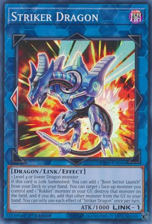 Striker Dragon 25th Anniversary Rarity Collection RA01-EN046 Near Mint Super Rare English 1st Edition