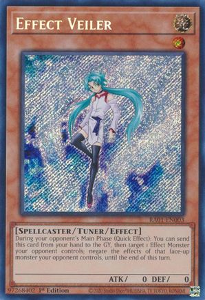 Effect Veiler (Secret Rare) 25th Anniversary Rarity Collection RA01-EN003 Near Mint Secret Rare English 1st Edition