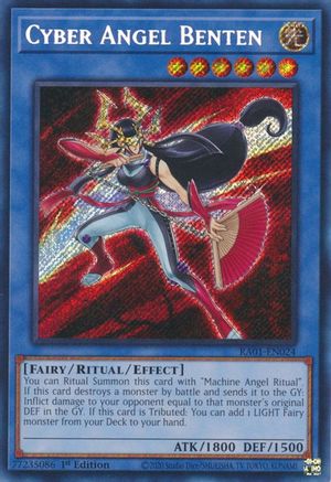 Cyber Angel Benten (Secret Rare) 25th Anniversary Rarity Collection RA01-EN024 Near Mint Secret Rare English 1st Edition