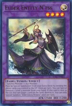 Elder Entity N'tss (UR) 25th Anniversary Rarity Collection RA01-EN026 Near Mint Ultra Rare English 1st Edition