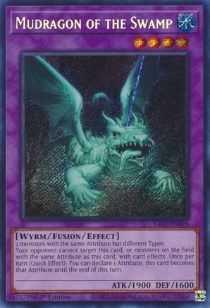 Mudragon of the Swamp (Secret Rare) 25th Anniversary Rarity Collection RA01-EN028 Near Mint Secret Rare English 1st Edition