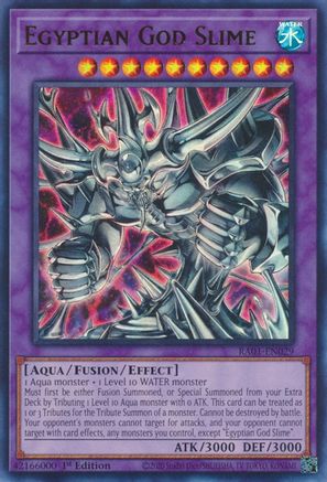 Egyptian God Slime (UR) 25th Anniversary Rarity Collection RA01-EN029 Near Mint Ultra Rare English 1st Edition