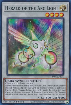 Herald of the Arc Light 25th Anniversary Rarity Collection RA01-EN031 Near Mint Super Rare English 1st Edition