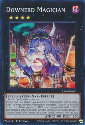 Downerd Magician 25th Anniversary Rarity Collection RA01-EN035 Near Mint Super Rare English 1st Edition