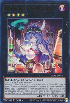 Downerd Magician (UR) 25th Anniversary Rarity Collection RA01-EN035 Near Mint Ultra Rare English 1st Edition