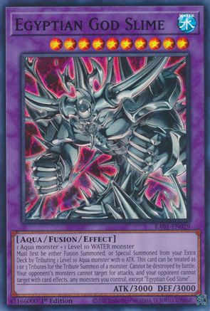 Egyptian God Slime 25th Anniversary Rarity Collection RA01-EN029 Near Mint Super Rare English 1st Edition