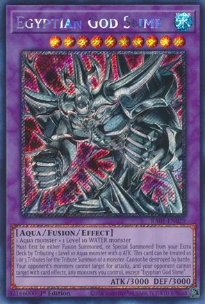 Egyptian God Slime (Platinum Secret Rare) 25th Anniversary Rarity Collection RA01-EN029 Near Mint Platinum Secret Rare English 1st Edition