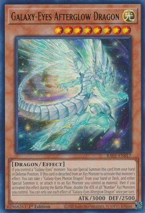 Galaxy-Eyes Afterglow Dragon (UR) 25th Anniversary Rarity Collection RA01-EN017 Near Mint Ultra Rare English 1st Edition