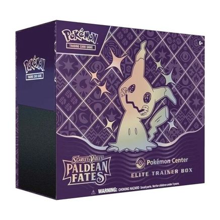 Paldean Fates Elite Trainer Box (Pokemon Center)  Paldean Fates Sealed Near Mint  English