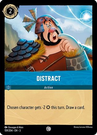 Distract 159/204 Into The Inklands Common Cold Foil Near Mint  English