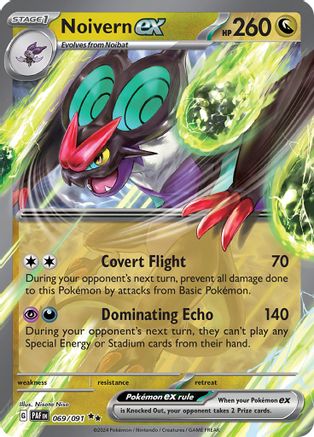 Noivern ex - 069/091 SV: Paldean Fates 069/091 Near Mint Double Rare English Holofoil