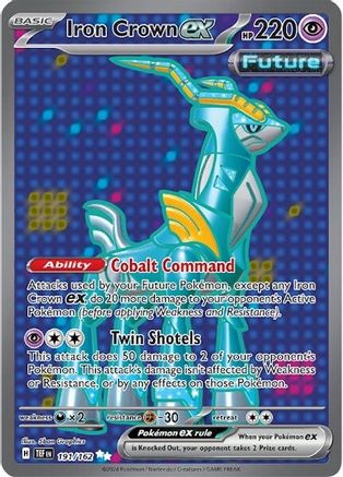 Iron Crown ex - 191/162 SV05: Temporal Forces 191/162 Near Mint Ultra Rare English Holofoil