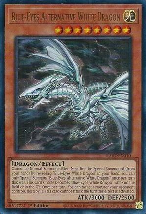 Blue-Eyes Alternative White Dragon (UR) 25th Anniversary Rarity Collection II RA02-EN010 Near Mint Ultra Rare English 1st Edition