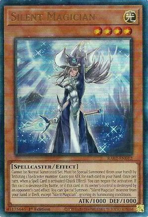 Silent Magician (PUR) 25th Anniversary Rarity Collection II RA02-EN012 Near Mint Prismatic Ultimate Rare English 1st Edition