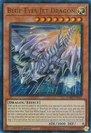 Blue-Eyes Jet Dragon (UR) 25th Anniversary Rarity Collection II RA02-EN017 Near Mint Ultra Rare English 1st Edition