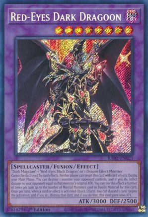 Red-Eyes Dark Dragoon (Secret Rare) 25th Anniversary Rarity Collection II RA02-EN021 Near Mint Secret Rare English 1st Edition