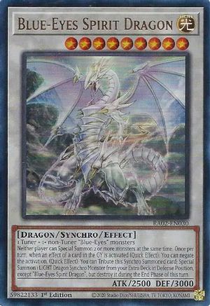 Blue-Eyes Spirit Dragon (UR) 25th Anniversary Rarity Collection II RA02-EN030 Near Mint Ultra Rare English 1st Edition