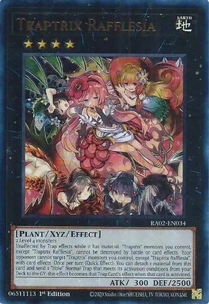 Traptrix Rafflesia (UR) 25th Anniversary Rarity Collection II RA02-EN034 Near Mint Ultra Rare English 1st Edition