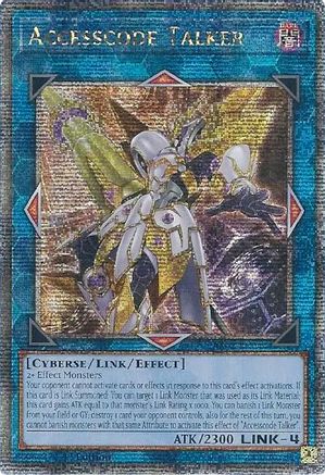 Accesscode Talker (Quarter Century Secret Rare) 25th Anniversary Rarity Collection II RA02-EN044 Near Mint Quarter Century Secret Rare English 1st Edition