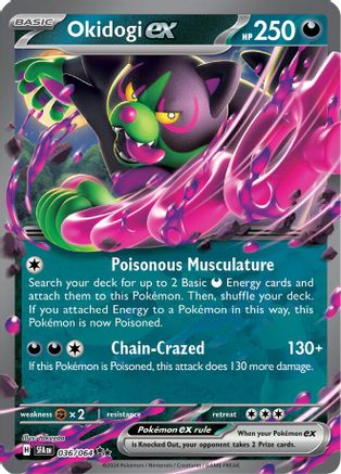 Okidogi ex 036/064 Shrouded Fable Double Rare (RR) Near Mint  English