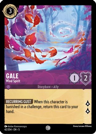 Gale - Wind Spirit 42/204 Shimmering Skies Common Near Mint  English