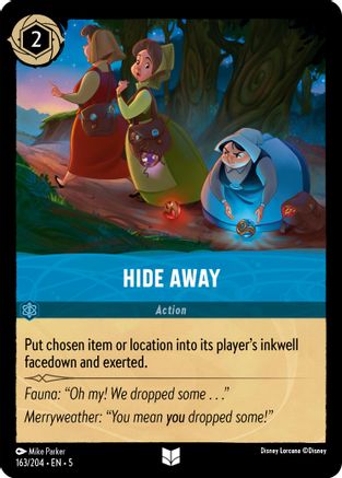 Hide Away 163/204 Shimmering Skies Uncommon Near Mint  English