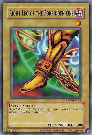 Right Leg of the Forbidden One Retro Pack (2020 Date Reprint) RP01-EN017 Near Mint Rare English Unlimited