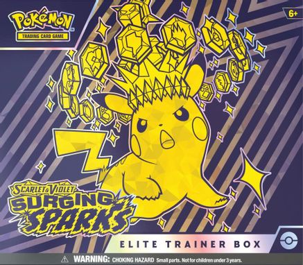 Surging Sparks Elite Trainer Box  Surging Sparks Sealed Near Mint  English