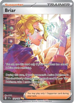 Briar - 171/142 SV07: Stellar Crown 171/142 Near Mint Special Illustration Rare English Holofoil