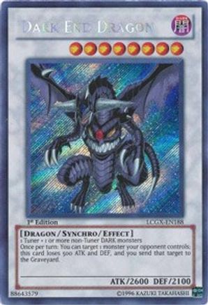 Dark End Dragon Legendary Collection 2 LCGX-EN188 Near Mint Secret Rare English 1st Edition