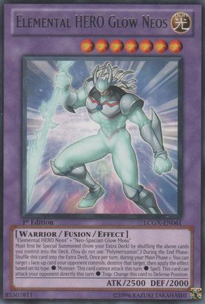 Elemental HERO Glow Neos Legendary Collection 2 LCGX-EN061 Near Mint Rare English 1st Edition