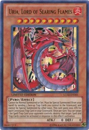 Uria, Lord of Searing Flames Legendary Collection 2 LC02-EN001 Near Mint Ultra Rare English Limited