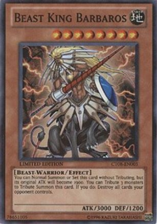 Beast King Barbaros 2011 Collectors Tins CT08-EN005 Near Mint Super Rare English Limited