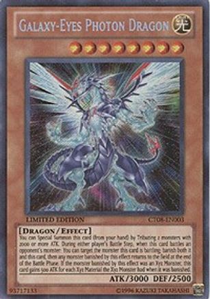 Galaxy-Eyes Photon Dragon 2011 Collectors Tins CT08-EN003 Near Mint Secret Rare English Limited