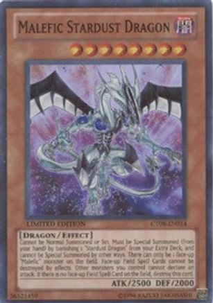 Malefic Stardust Dragon 2011 Collectors Tins CT08-EN014 Near Mint Super Rare English Limited