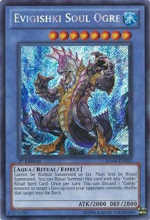 Evigishki Soul Ogre Hidden Arsenal 5: Steelswarm Invasion HA05-EN052 Near Mint Secret Rare English 1st Edition