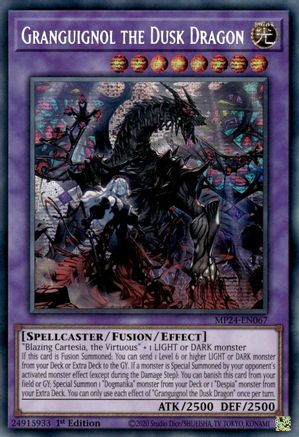 Granguignol the Dusk Dragon 25th Anniversary Tin: Dueling Mirrors MP24-EN067 Near Mint Prismatic Secret Rare English 1st Edition