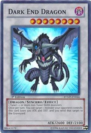 Dark End Dragon Ra Yellow Mega Pack RYMP-EN066 Near Mint Super Rare English 1st Edition